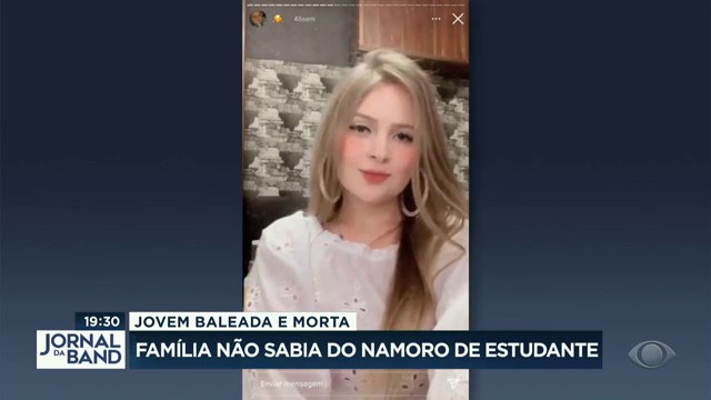 Família não sabia do namoro de estudante morta no Rio Grande do Sul Reprodução TV