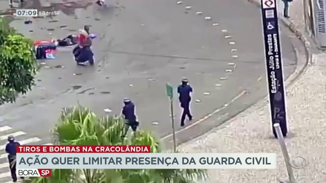 Ação quer limitar presença da GCM na cracolândia Reprodução TV