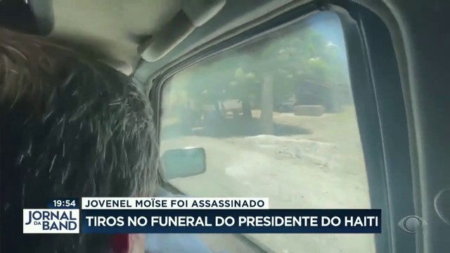 Funeral do presidente do Haiti é marcado por protestos e tiros Reprodução TV