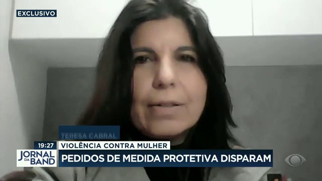 Violência contar mulher: pedidos de medida protetiva disparam Reprodução TV