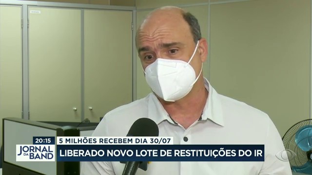 Restituição do IR: 5 milhões de brasileiros recebem dia 30 de julho Reprodução TV