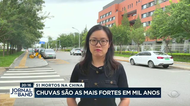 Tragédia: China tem as chuvas mais fortes em mil anos Reprodução TV