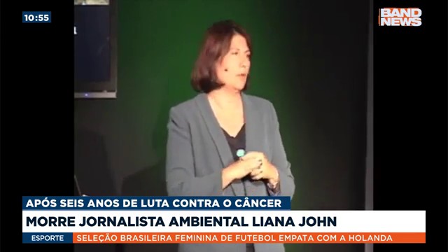 Morre jornalista ambiental Liana John