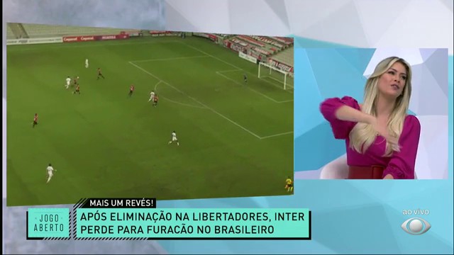 Mais um revés! Eliminado da Libertadores, Inter perde para o Furacão Reprodução TV