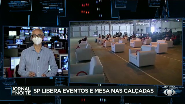 Prefeitura de SP libera eventos para vacinados com a 1ª dose Reprodução TV