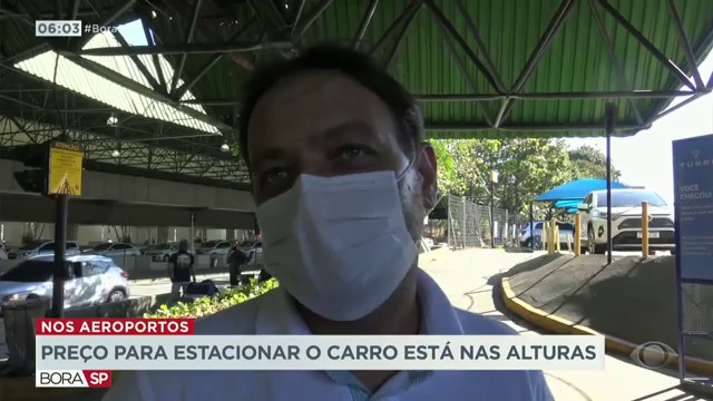 Preços absurdos para estacionar nos aeroportos  Reprodução TV