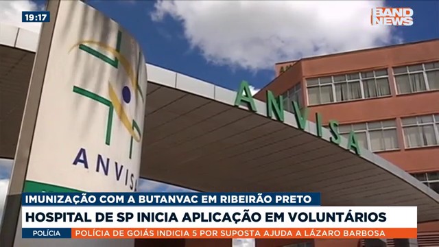 Hospital inicia aplicação da Butanvac em voluntários em SP