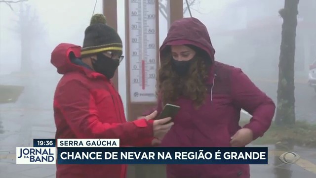 Chance de nevar na Serra Gaúcha é grande Reprodução TV