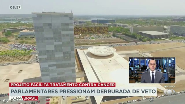 Parlamentares querem derrubada do veto de tratamento oral do câncer Reprodução TV