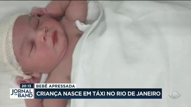 Criança nasce em táxi no Rio de Janeiro