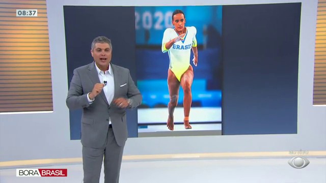 Brasileira Rebeca Andrade disputa ouro na ginástica Reprodução TV