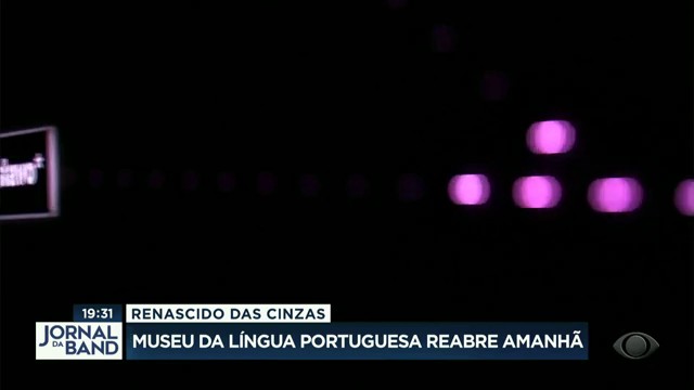 Museu da Língua Portuguesa reabre amanhã Reprodução TV