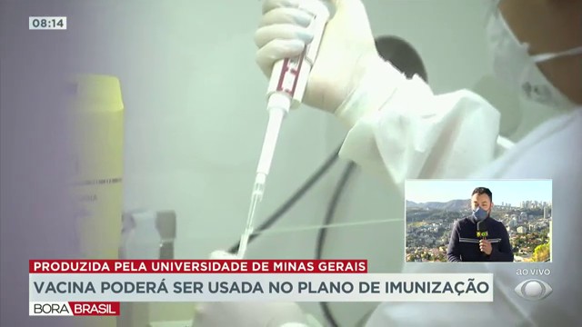 Vacina produzida pela UFMG pode ser usada no Plano de Imunização Reprodução TV