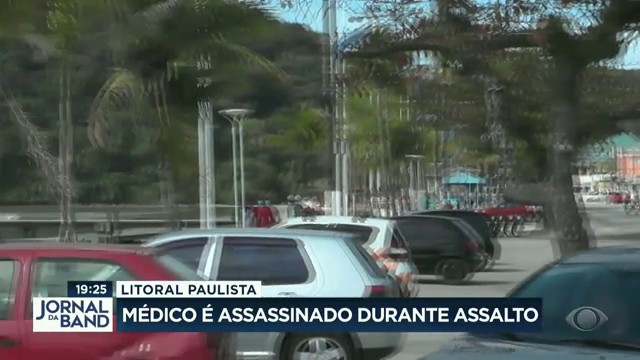 Litoral paulista: médico é assassinado durante assalto Reprodução TV