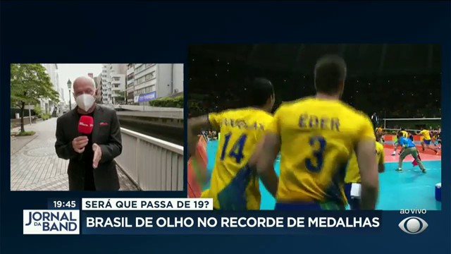 Brasil de olho no recorde de medalhas Reprodução TV