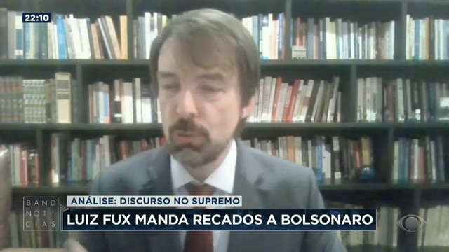 Análise: Fux usa discurso no STF para mandar recados a Bolsonaro Reprodução TV