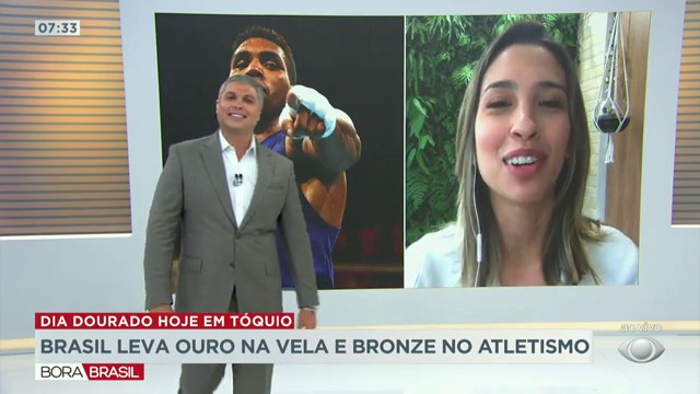 Brasil tem dia de ouro na vela e bronze no atletismo e boxe Reprodução TV