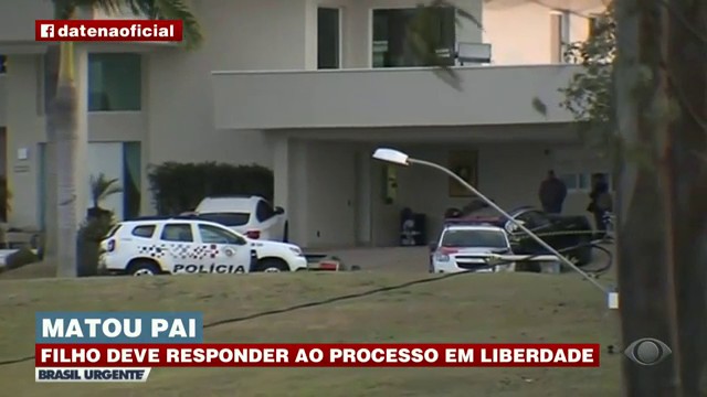 MATOU O PAI: FILHO E MÃE PRESTAM DEPOIMENTO E SÃO LIBERADOS Reprodução TV