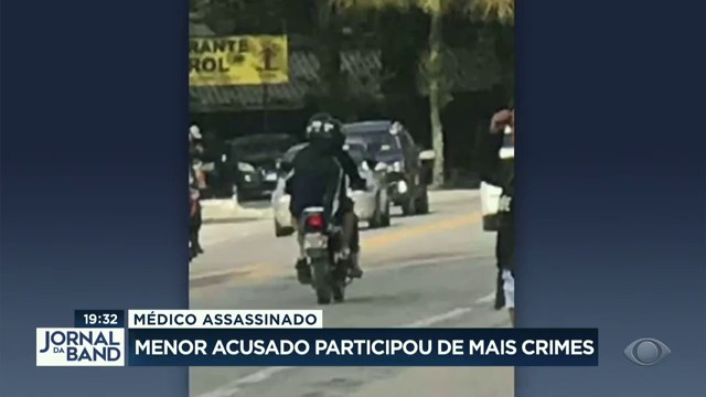 Médico assassinado: menor acusado participou de mais crimes Reprodução TV