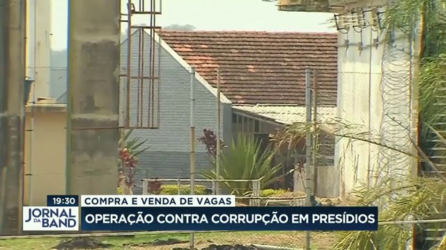 Operação combate esquema de corrupção em presídios Reprodução TV