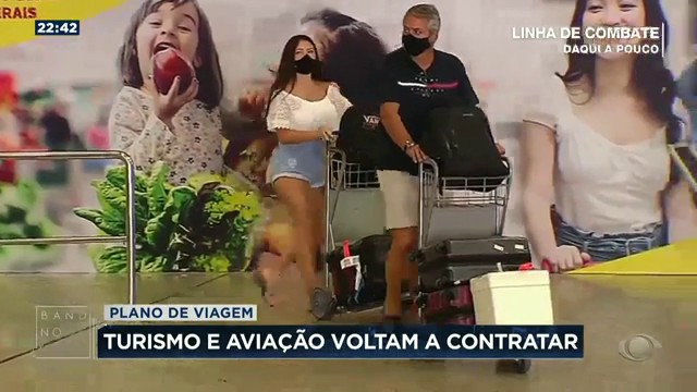 Turismo e aviação começam a se recuperar e a contratar Reprodução TV