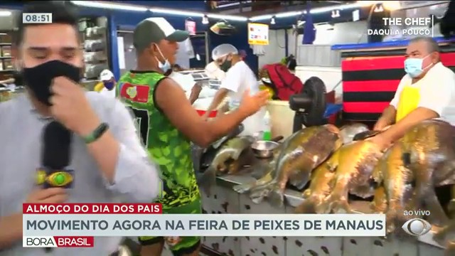 Feira de peixes volta a funcionar esta semana em Manaus Reprodução TV