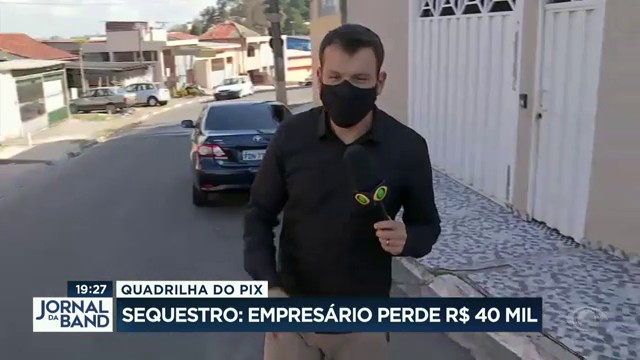 Quadrilha do Pix: empresário perde R$ 40 mil após sequestro Reprodução TV