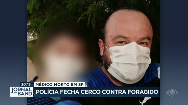 Médico morto: polícia fecha cerco contra foragido Reprodução TV