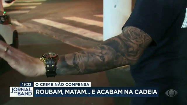 O crime não compensa: roubam, matam... e vão para a cadeia Reprodução TV