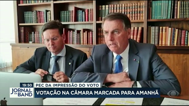 Votação sobre voto impresso é marcada para amanhã na Câmara Reprodução TV