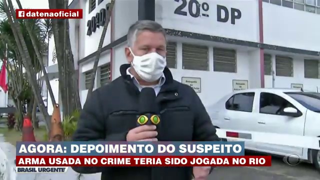 DEPOIMENTO DO SUSPEITO DE MATAR ADVOGADO E PERÍCIA NO CARRO Reprodução TV