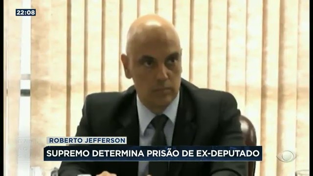 STF autoriza prisão do ex-deputado Roberto Jefferson Reprodução TV