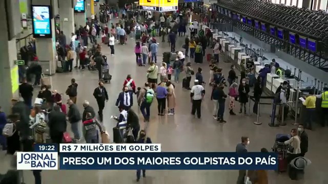 Polícia prende um dos maiores estelionatários do Brasil  Reprodução TV