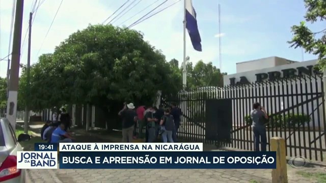 Ataque à imprensa na Nicarágua mira jornal de oposição Reprodução TV