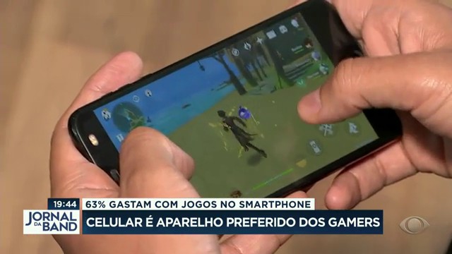 Celular é aparelho preferido dos gamers Reprodução TV