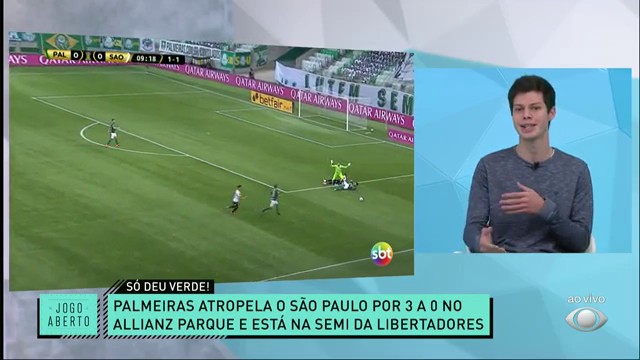 Comentaristas debatem sobre a classificação do Palmeiras na Liberta Reprodução TV