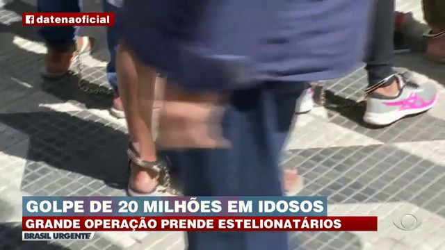 GOLPE MILIONÁRIO EM IDOSOS Reprodução TV