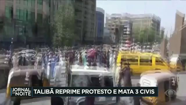 Três civis são mortos pelo Talibã durante protesto no Afeganistão Reprodução TV