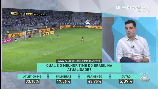 O HULK APARECEU COM O HG! Galão brilha e Hulk esmaga na BAND Reprodução TV