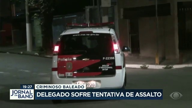 Delegado sofre tentativa de assalto em São Paulo Reprodução TV