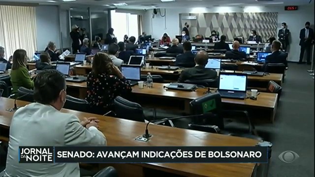 Presidente do Senado destrava indicações de Bolsonaro Reprodução TV