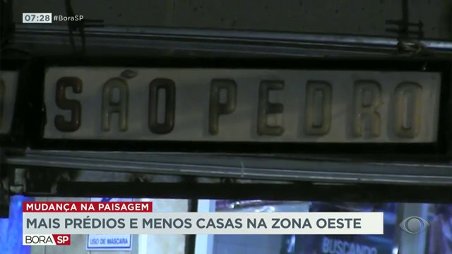 Mais prédios e menos casas na Vila Madalena Reprodução TV