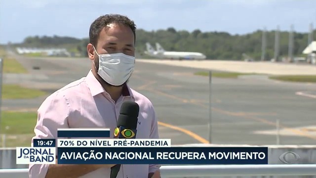 Aviação nacional recupera movimento Reprodução TV