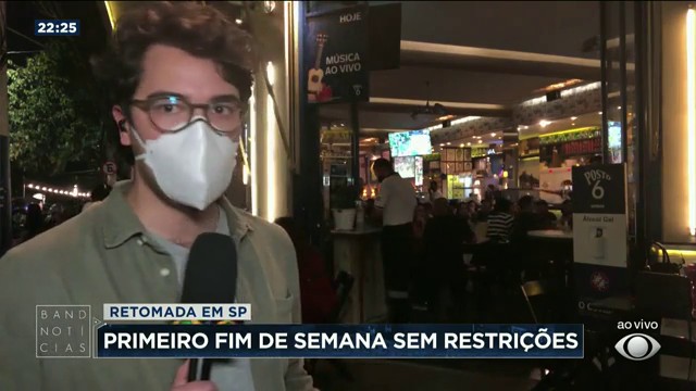 Primeiro fim de semana sem restrições em São Paulo começou movimentado Reprodução TV