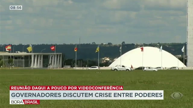 Governadores discutem crise entre poderes Reprodução TV