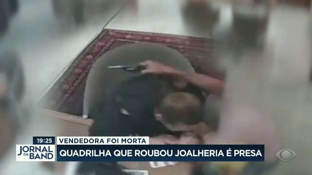 Vendedora foi morta: quadrilha que roubou joalheria é presa Reprodução TV