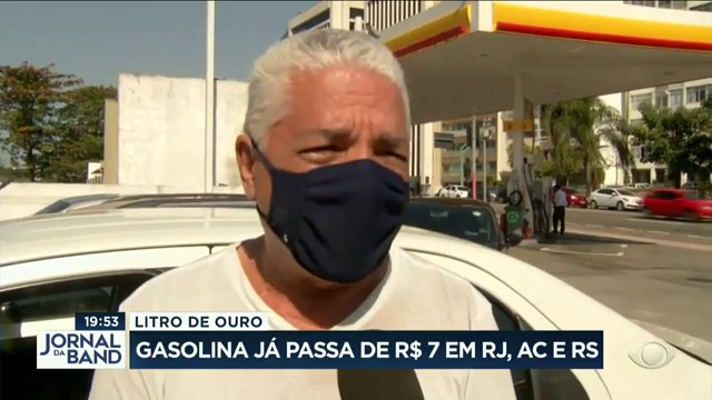 Alta da gasolina Reprodução TV