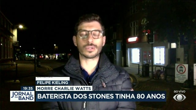 Morre Charlie Watts Reprodução TV