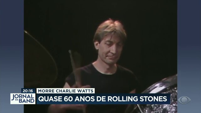 Músicos homenageiam baterista dos Stones  Reprodução TV