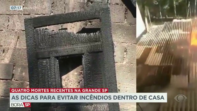 Dicas para evitar incêndios dentro de casa Reprodução TV